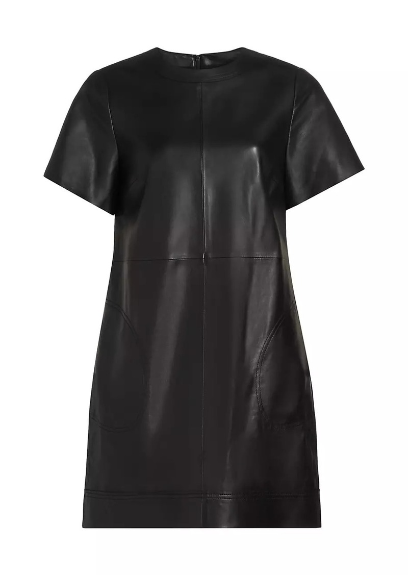 Jason Wu Leather Shift Minidress