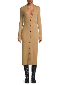 Jason Wu Merino Wool Cashmere Midi Dress