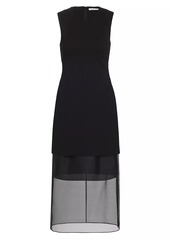 Jason Wu OrganzaLayered Midi-Dress