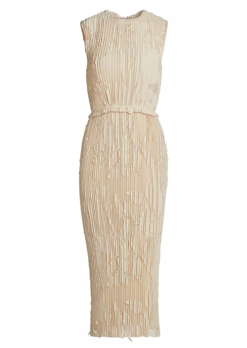 Jason Wu Pleated Fil Coupe Sheath Dress