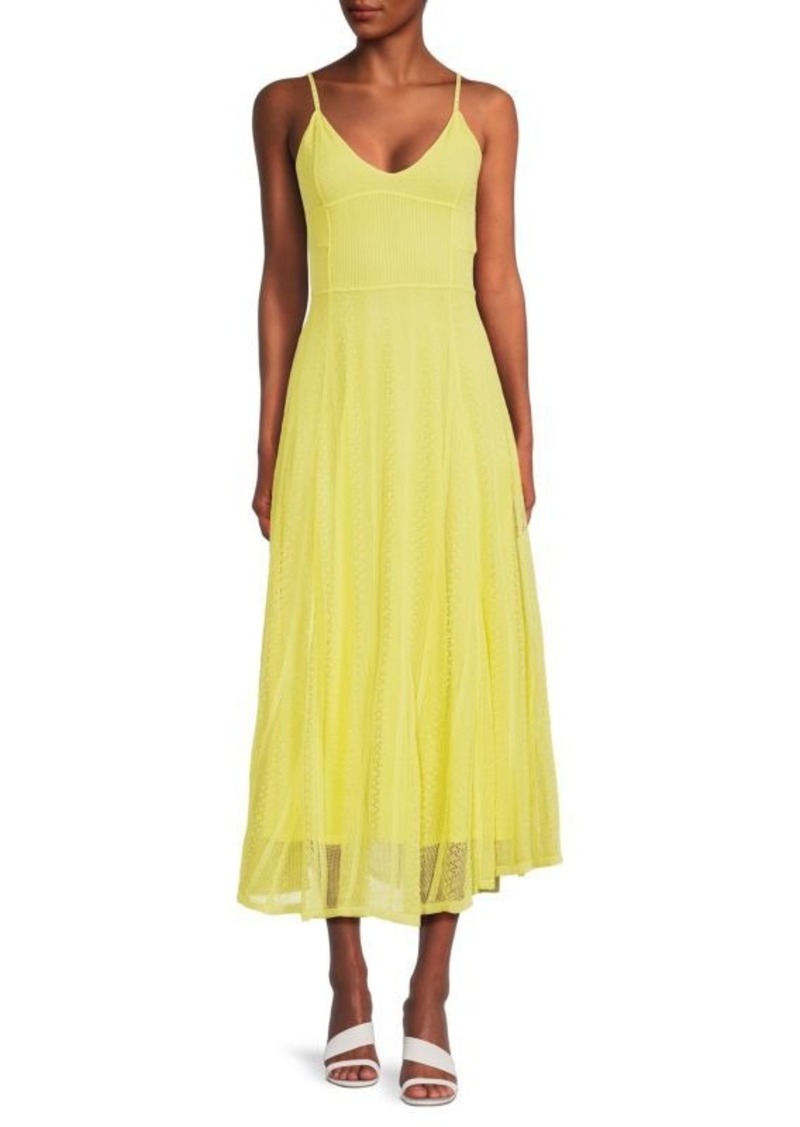 Jason Wu Pointelle Fit & Flare Dress