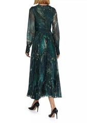 Jason Wu Printed Chiffon Maxi Dress