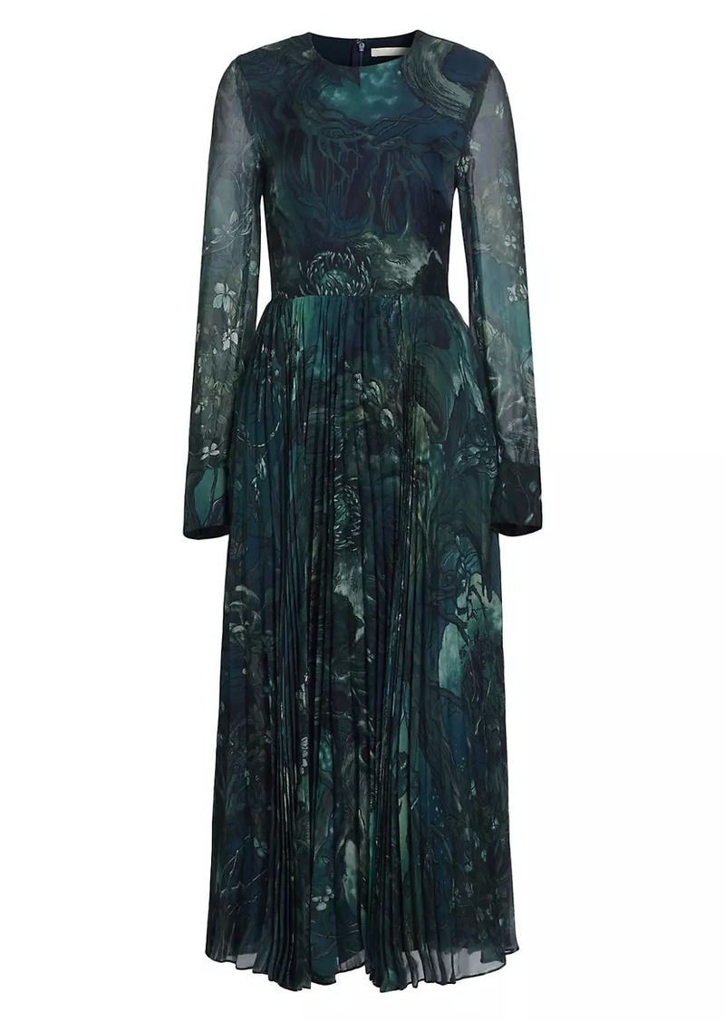 Jason Wu Printed Chiffon Maxi Dress