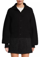 Jason Wu Rib-Knit Sweater Jacket