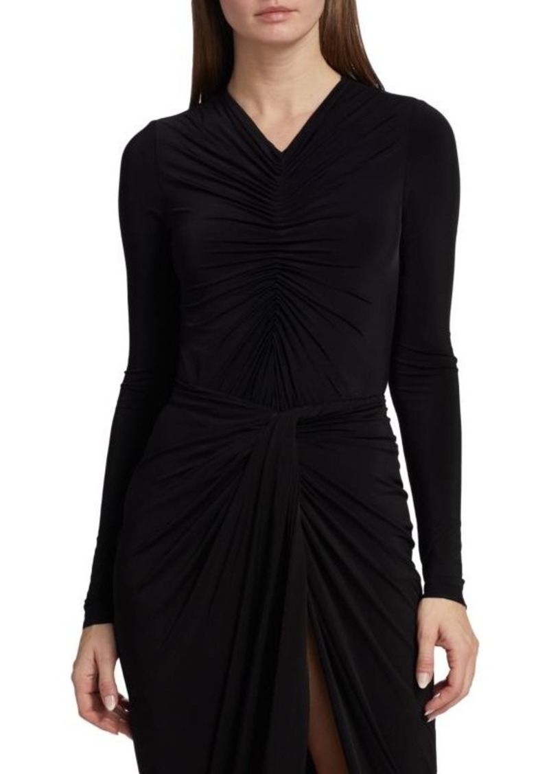 Jason Wu Ruched Long Sleeve Bodysuit