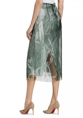 Jason Wu Tree-Print Organza Skirt