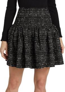 Jason Wu Tweed Ruffle Mini Skirt