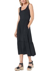 Jason Wu Womens Sleeveless Shirred Hem Midi Dress