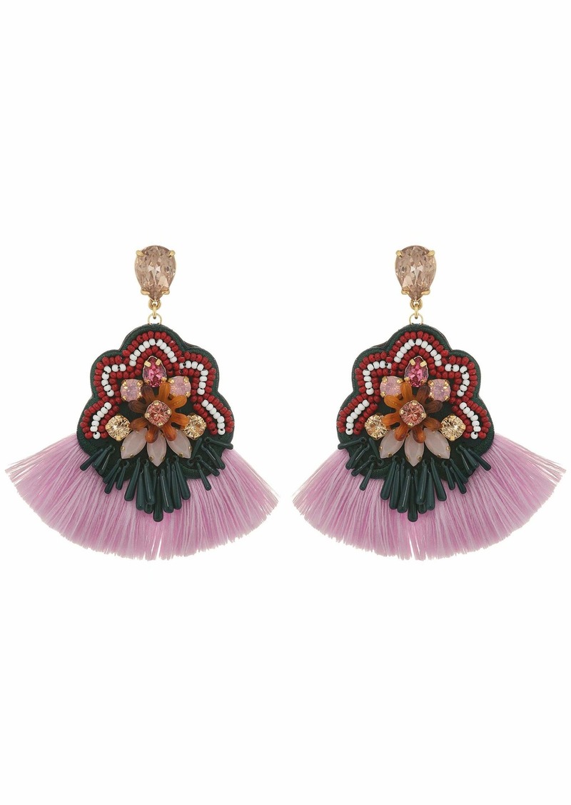 j crew fringe earrings