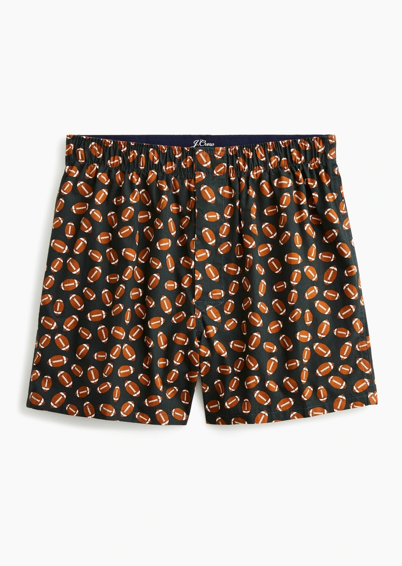 J.Crew Boxers in football print | Intimates