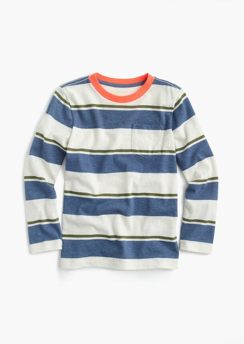 J.Crew Boys' long-sleeve striped ringer T-shirt | Tshirts