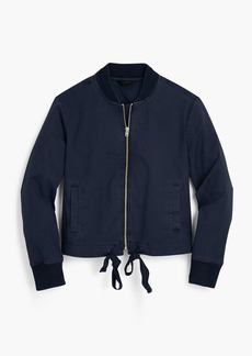 J.Crew Garment-dyed bomber jacket