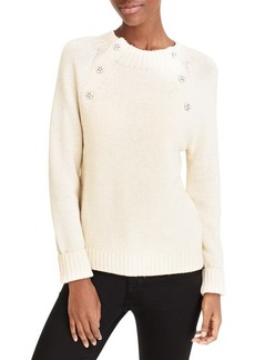 J.Crew J. Crew Sweater with Jeweled Buttons