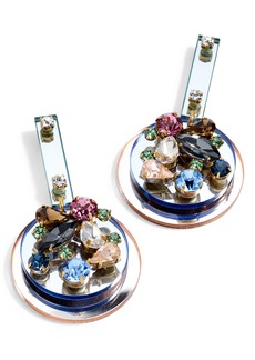 J.Crew Crystal & Lucite® Mirror Earrings