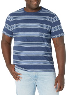 J.Crew Mercantile Men's Short-Sleeve Wide Crewneck T-Shirt MIG Stripe XXL