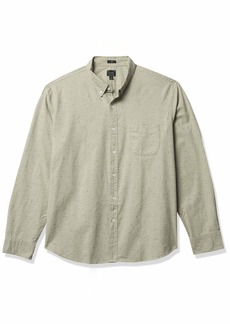 J.Crew Mercantile Men's Slim-fit Long-Sleeve Marled Cotton Shirt  S