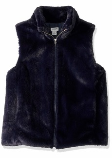 J.Crew Women's Plush Faux Fur Full Zip Vest ( )