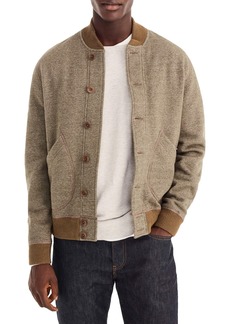 J Crew J Crew Wallace Barnes Fleece Bomber Jacket Outerwear