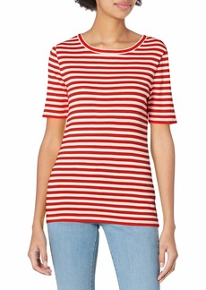 J.Crew Women's Slim Perfect T-Shirt in Stripe  L