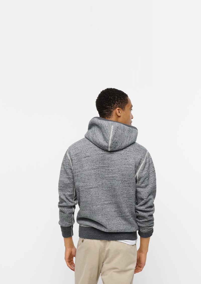 J Crew Wallace Barnes Brushed Back Fleece Hoodie Outerwear