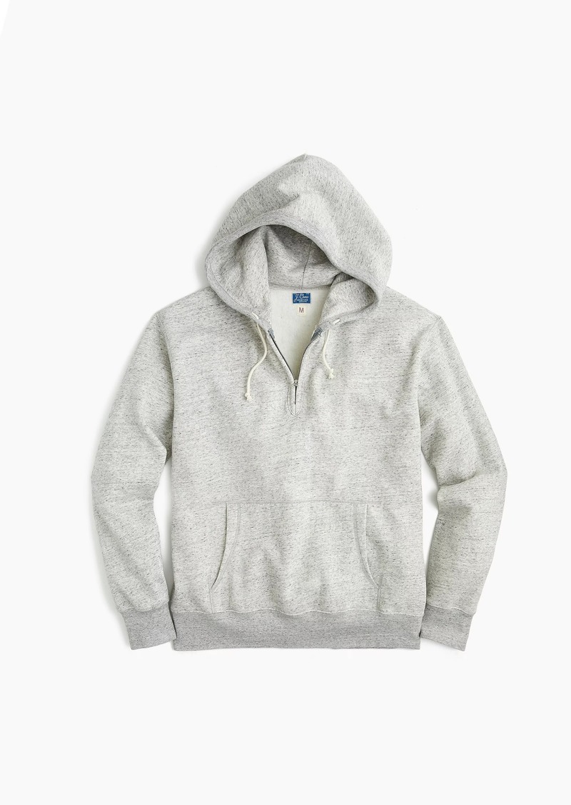 J Crew Wallace Barnes Fleece Half Zip Hoodie Outerwear