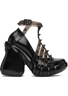 Jean Paul Gaultier Black Melissa Edition 'The Pump Punk Love' Heeled Sandals