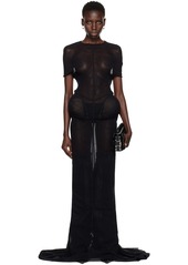 Jean Paul Gaultier Black Shayne Oliver Edition Maxi Dress