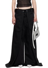 Jean Paul Gaultier Black Shayne Oliver Edition 'The Wrap' Trousers