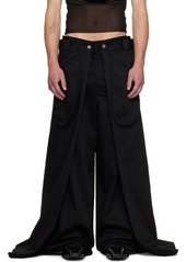 Jean Paul Gaultier Black Shayne Oliver Edition 'The Wrap' Trousers