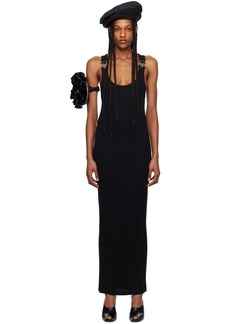 Jean Paul Gaultier Black 'The Strapped' Maxi Dress