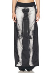 Jean Paul Gaultier Body Mariniere Wool Printed Pant