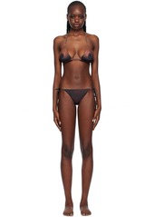 Jean Paul Gaultier Brown 'The Ebony Body Tattoo' Bikini