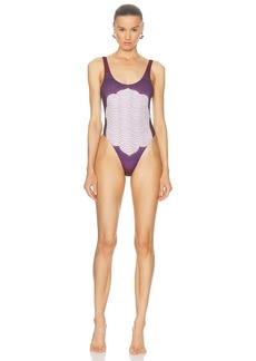 Jean Paul Gaultier Cartouche One Piece Swimsuit