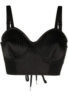 JEAN PAUL GAULTIER Conical corset cropped top