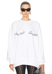 Jean Paul Gaultier Crewneck Cotton Sweatshirt