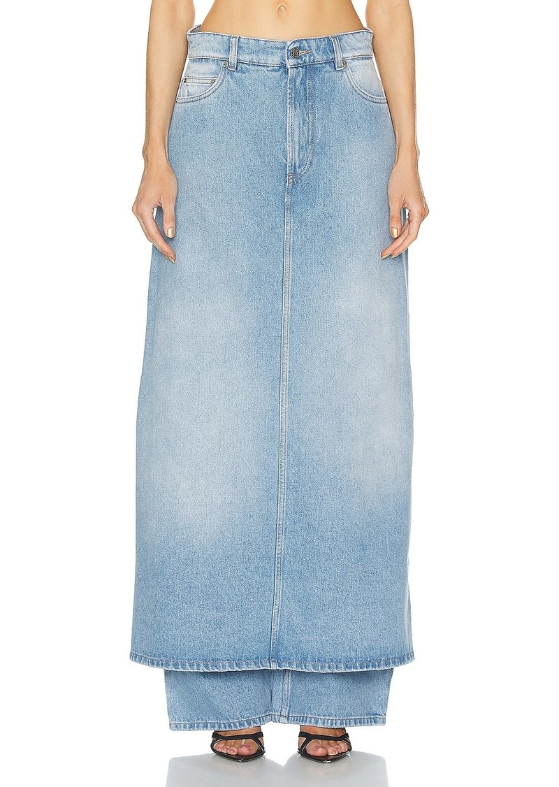 Jean Paul Gaultier Denim Pant Skirt