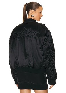Jean Paul Gaultier Embroidered Oversize Bomber Jacket