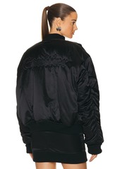 Jean Paul Gaultier Embroidered Oversize Bomber Jacket
