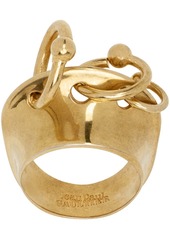 Jean Paul Gaultier Gold Multiple Loops Ring