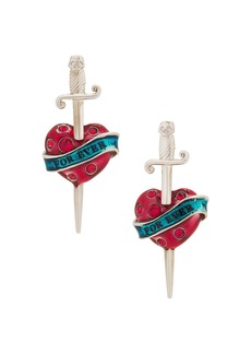 Jean Paul Gaultier Heart And Sword Earrings