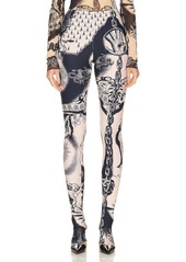 Jean Paul Gaultier Printed Heraldique Legging