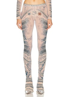 Jean Paul Gaultier Printed Soleil Flare Trouser