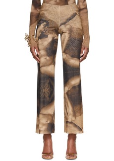 Jean Paul Gaultier SSENSE Exclusive Brown Tulle Lounge Pants