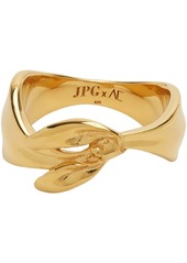 Jean Paul Gaultier SSENSE Exclusive Gold Alan Crocetti Edition Bandana Ring