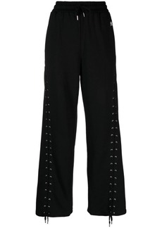 Jean Paul Gaultier lace-up wide-leg trousers
