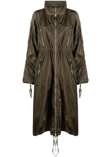 Jean Paul Gaultier long gathered A-line coat