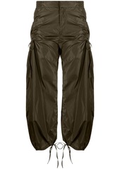 Jean Paul Gaultier ruched parachute trousers