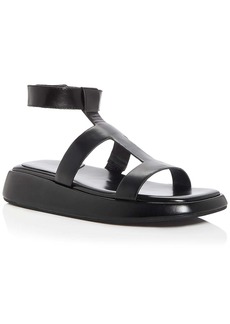 Jeffrey Campbell Bolo Womens Faux Leather Solid T-Strap Sandals