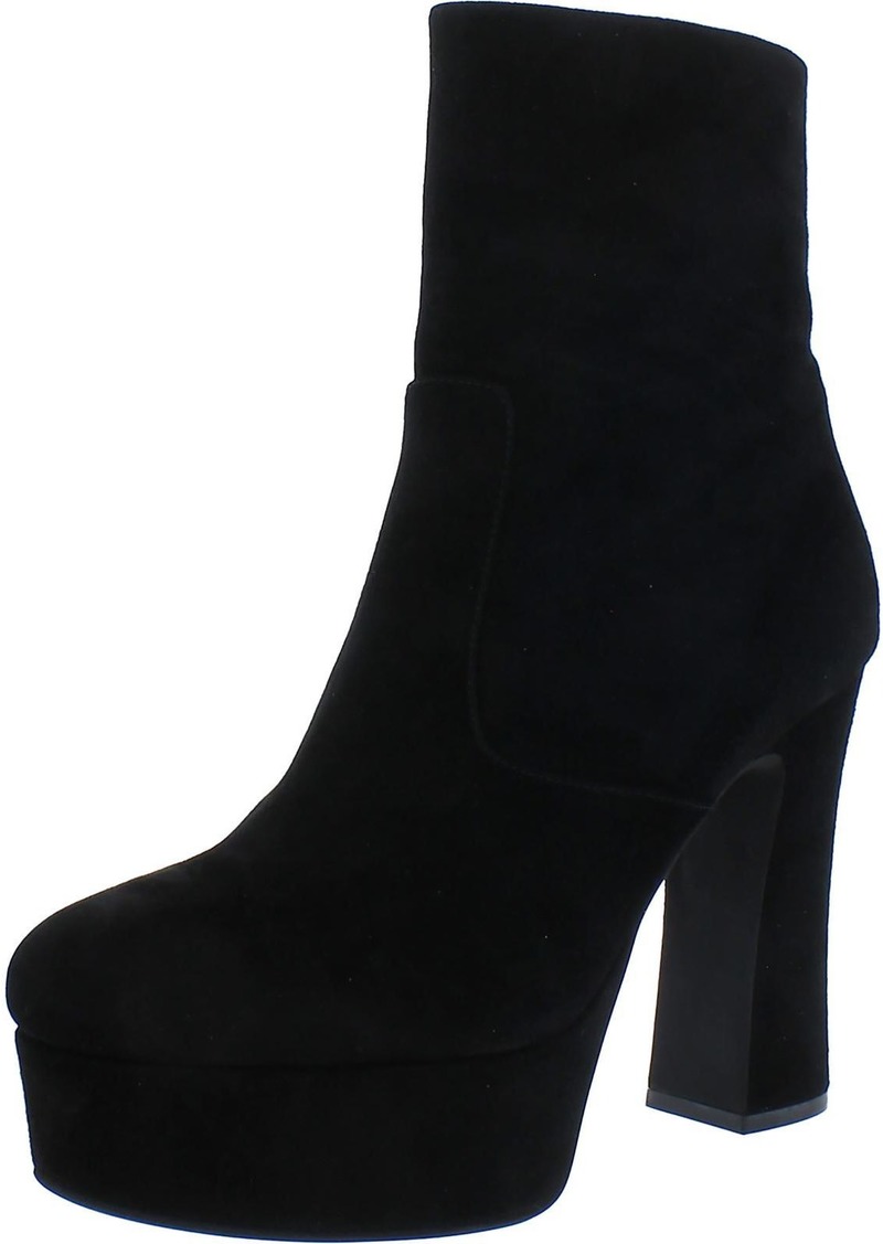 Jeffrey Campbell Brat-z Womens Suede Platform Ankle Boots