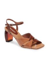 Jeffrey Campbell Antique-2 Sandal in Nude Patent Multi Brown at Nordstrom